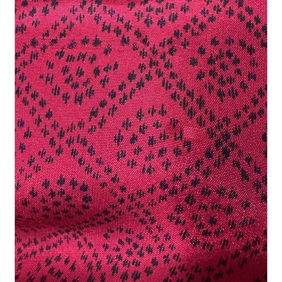 Carole Little Women’s Size 12 Silk Pink Black Print Blouse Button Front READ - Picture 10 of 11